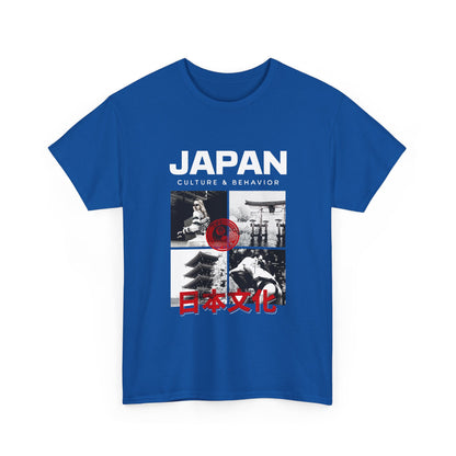 Japan Culture & Behavior Graphic Tee — 日本文化 Vintage Photo Collage T-Shirt Printify