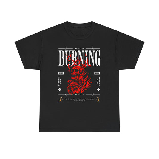 Burning Skeleton Soul | S3T Summer T-Shirt Printify