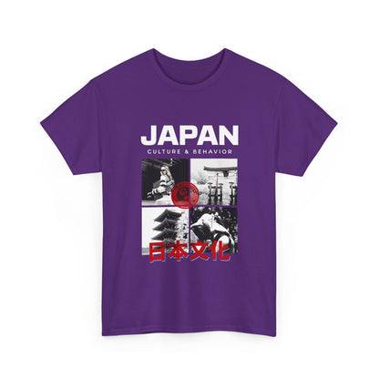 Japan Culture & Behavior Graphic Tee — 日本文化 Vintage Photo Collage T-Shirt Printify