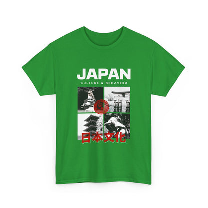 Japan Culture & Behavior Graphic Tee — 日本文化 Vintage Photo Collage T-Shirt Printify
