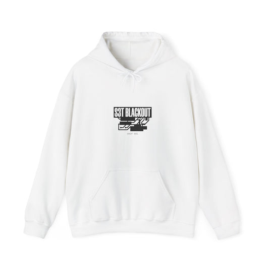 S3T BLACKOUT HOODIE — DROP 001 Printify